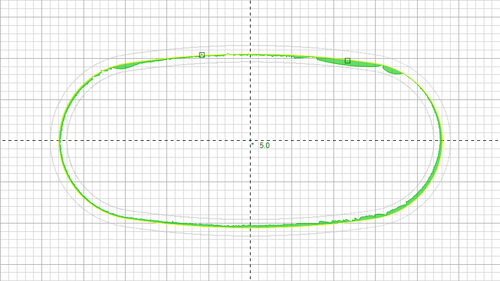 Geometry inspection of a tube