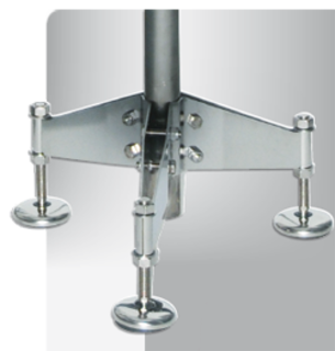 Stand for central unit and connection unit 