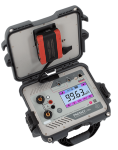 PROMET L100s New micro-ohmmeter with exchangeable tool battery