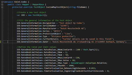ACI Codec - Import relay settings