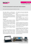 Technical Paper Three-phase signal generator for precise power network simulations