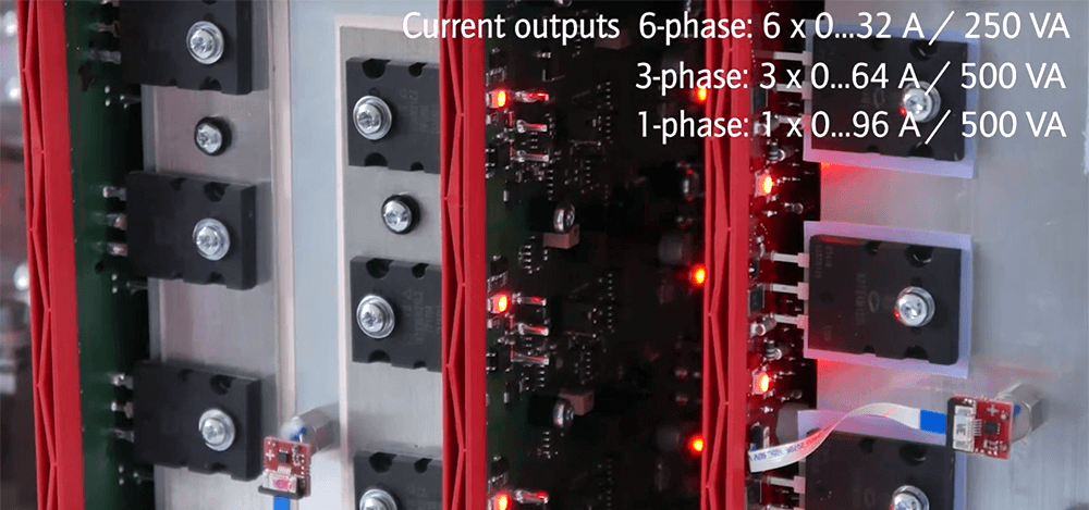 High-accuracy amplifier and measuring units for professional 3-phase relay testing!